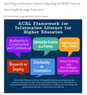 Searching as Information Literacy: Unpacking the ACRL Frame of Searching As Strategic Exploration