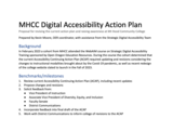 MHCC Digital Accessibility Action Plan