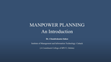 Manpower Planning: An Introduction Lecture 1