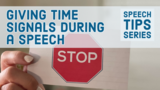 Giving Time Signals During a Speech