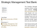 Strategic Management Test Bank