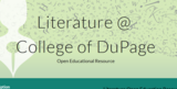 Literature @ College of DuPage Website