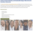 Careers in Green Chemistry and Sustainable Design