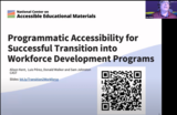 Programmatic Accessibility for Successful Transition into Workforce Development Programs