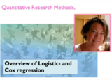 Overview of basic Logistic- and Cox regression (12:36)