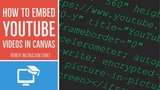 How to Embed YouTube Videos in Canvas