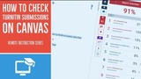 How to Check Turnitin Submissions on Canvas (as a student)