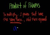 Algebra: Product of Powers