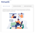 Style guide and peer editing checklist