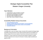 WOU Strategic Digital Accessibility Plan