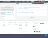 Creative Commons: A Basic Presentation