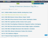 Survey of American Literature: Eng 254