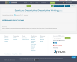 Escritura Descriptiva/Descriptive Writing