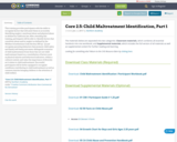 Core 2.5: Child Maltreatment Identification, Part 1