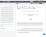 Assessing Professional Development Programs: Impact on Teaching and Learning
