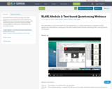 SLASL Module 2: Text-based Questioning Webinar
