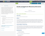 Job Ads and Applicants: Elementary Discussion