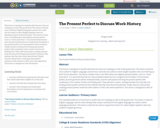 The Present Perfect to Discuss Work History
