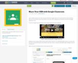 Share Your OER with Google Classroom