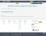 MATERIAL SCIENCE OBJECTIVE QUESTIONS