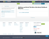 Children and Grief; The Role of the Early Childhood Educator