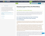 Chemistry Capstone Essay: One World Essay