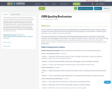 OER Quality Evaluation