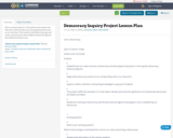 Democracy Inquiry Project Lesson Plan
