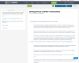 Immigration and the Community