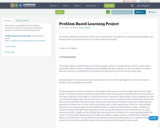 Problem Based Learning  Project