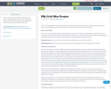 PBL Civil War Project