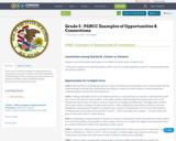 Grade 3 - PARCC Examples of Opportunities & Connections