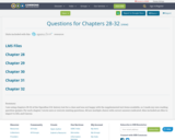 Questions for Chapters 28-32