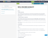 WP.8.1: PROCESS CAPABILITY