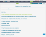 Law on Corporation