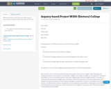 Inquiry-based Project W200:  Electoral College