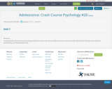 Adolescence: Crash Course Psychology #20