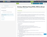 Develop a Web Page Using HTML, CSS & JavaScript