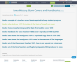 Iowa History: Book Covers and Handbooks