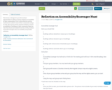 Reflection on Accessibility Scavenger Hunt