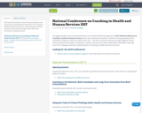 National Conference on Coaching in Health and Human Services 2017