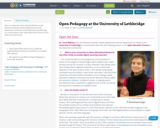 Open Pedagogy at the University of Lethbridge 
