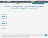 OpenStax Chemistry:  Flipped Classroom Reading Guides for General Chemistry (2nd semester)