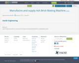 Manufactre and supply Ash Brick Making Machine