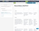 Research Rubric—High School