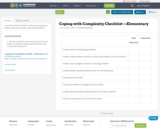 Coping with Complexity Checklist —Elementary