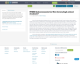 STEM Endorsements for New Jersey high school students?