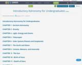 Introductory Astronomy for Undergraduates