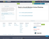 Fixed vs. Growth Mindset: Critical Thinking