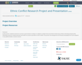Ethnic Conflict Research Project and Presentation